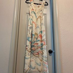 Maxi Dress, Floral Sun Dress, White Summer Outfit